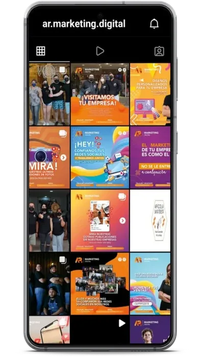 Cuenta de Instagram de AR Marketing Digital